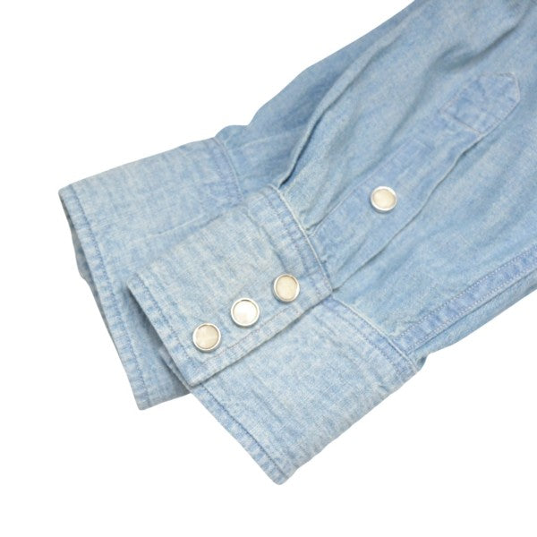 Buffalo Western Shirt Chambray Davey Washバッファローウェスタンシャツ782796403001