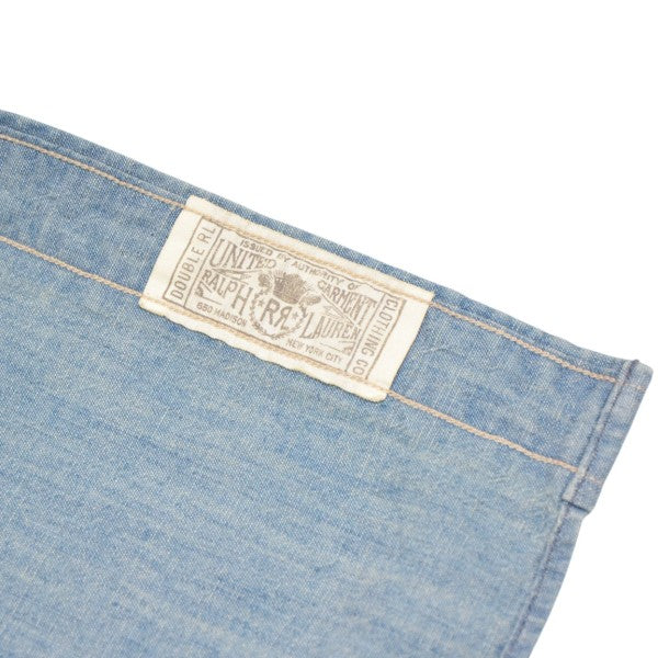 Buffalo Western Shirt Chambray Davey Washバッファローウェスタンシャツ782796403001