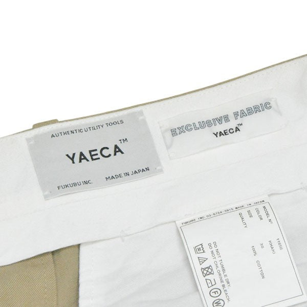 YAECA CHINO CLOTH PANTS チノクロスタックテーパードパンツ 11656 古着・中古-6枚目のアイテム画像