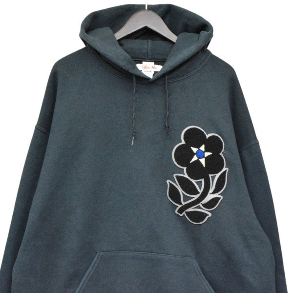2023AW　Flower motif Hoodie　フラワーモチーフフーディー　スウェットパーカー　S＆F-23aw-003