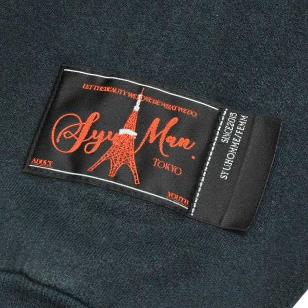 2023AW　Flower motif Hoodie　フラワーモチーフフーディー　スウェットパーカー　S＆F-23aw-003