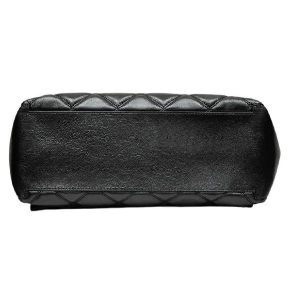 MARC JACOBS QUILTED LEATHER DUAL BAG THE DUAL CHAIN SHOULDER MEDIUM キルティングレザーデュアルショルダーバッグ 2S5HCR007H02-001 古着・中古-4枚目のアイテム画像