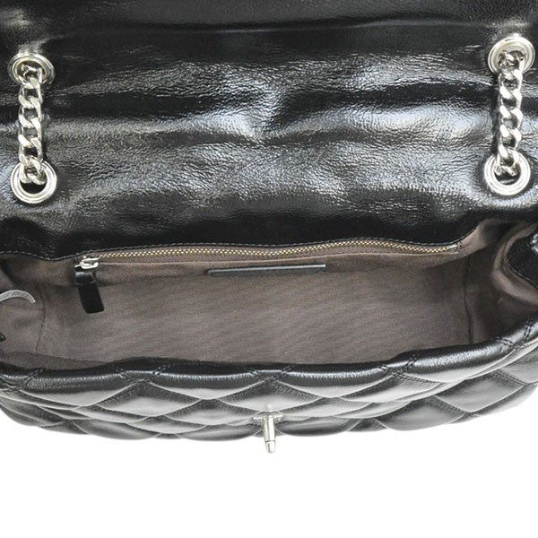 MARC JACOBS QUILTED LEATHER DUAL BAG THE DUAL CHAIN SHOULDER MEDIUM キルティングレザーデュアルショルダーバッグ 2S5HCR007H02-001 古着・中古-7枚目のアイテム画像