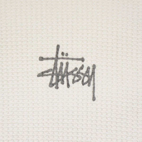 stussy 2 Tone Thermal サーマルロングスリーブTシャツ 1140362 古着・中古-4枚目のアイテム画像