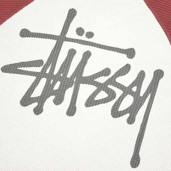 stussy 2 Tone Thermal サーマルロングスリーブTシャツ 1140362 古着・中古-5枚目のアイテム画像