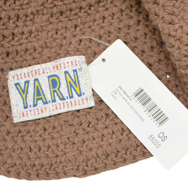20th Anniversary　3D double Cross Handmade Knit hat With Studs　ハンドメイドスタッズハット　20th-YARN-HAT-01