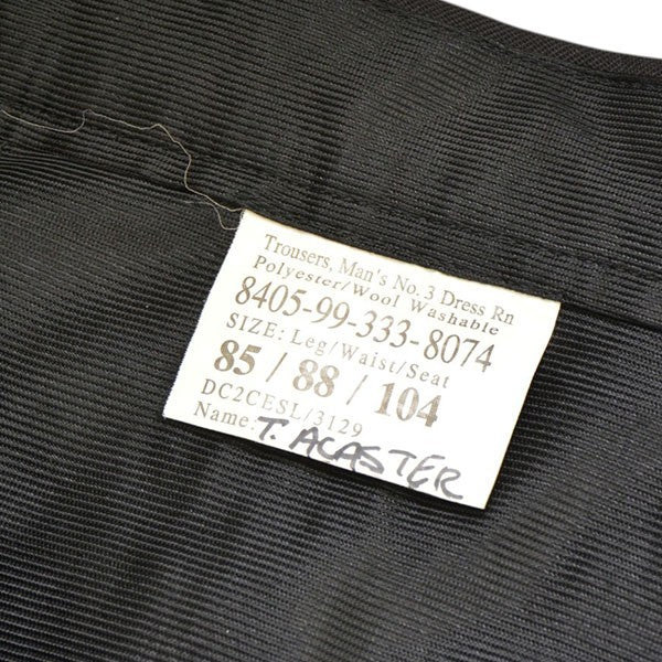 ROYAL NAVY Trousers Man’s No3 トラウザーパンツ 8405-99-333-8074 古着・中古-5枚目のアイテム画像