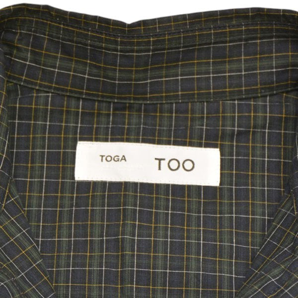 TOGA TOO Cotton plaid shirt ウエスタンチェックシャツ TZ242-FJ905 古着・中古-6枚目のアイテム画像