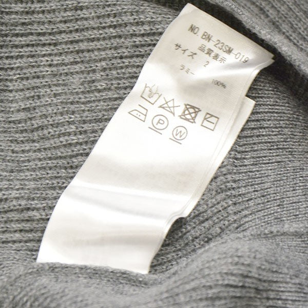 BATONER 2023AW ROYAL RAMIE V NECK CARDIGAN カーディガン BN-23SM-019 古着・中古-6枚目のアイテム画像