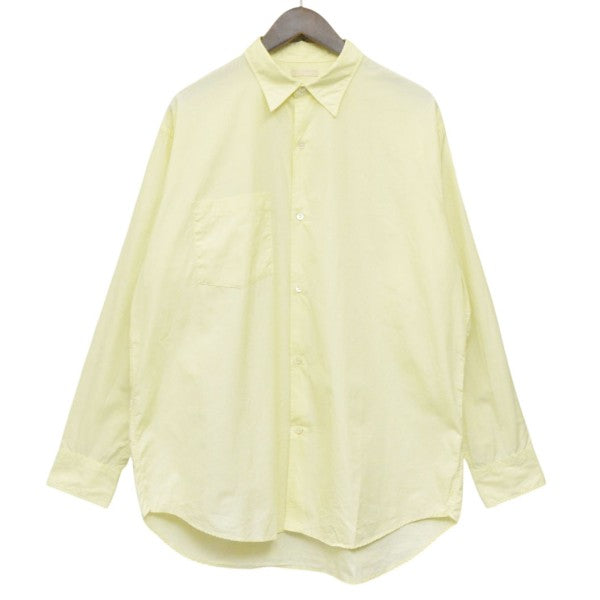 2022SS　OVERLAID BOX SHIRT　ピマポプリン オーバーレイド シャツ　ULSH24-FA85M-A