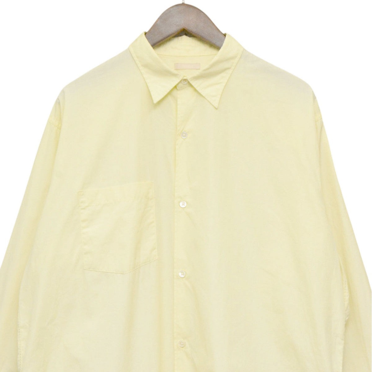 2022SS　OVERLAID BOX SHIRT　ピマポプリン オーバーレイド シャツ　ULSH24-FA85M-A