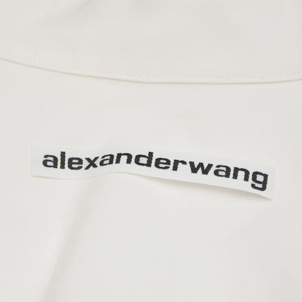 ALEXANDER WANG Deconstructed mini dress ウエストゴムベルトシャツワンピース 1WC1256712 古着・中古-7枚目のアイテム画像