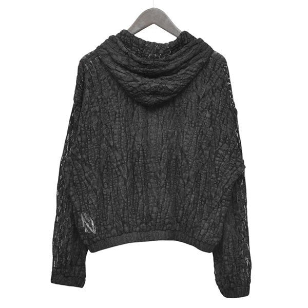 2024SS　UNEVEN RACE ZIP UP HOODIE　アンイーブンレースジップアップフーディ　パーカー　5A002-0424-04