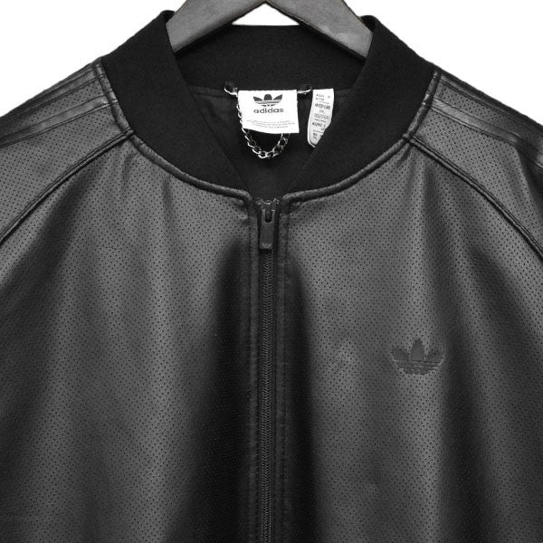adidas 2025SS SST トラックトップ フェイクトラックレザージャケット JC8220 古着・中古-3枚目のアイテム画像