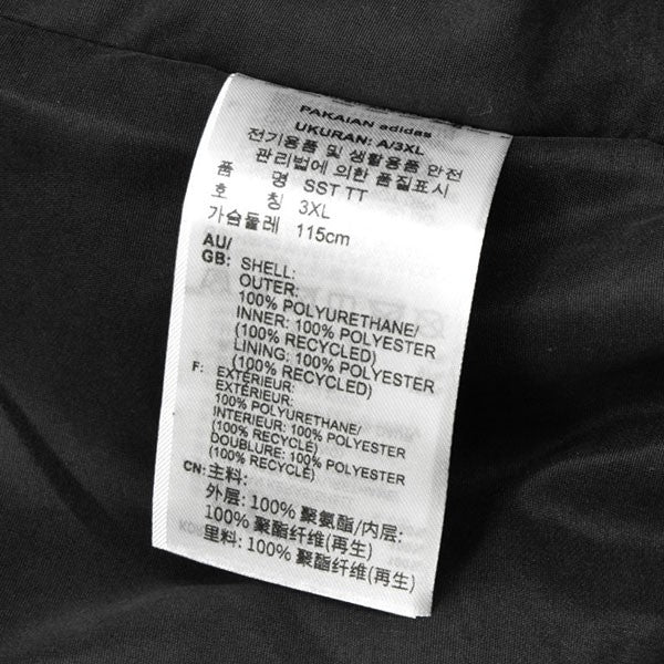 adidas 2025SS SST トラックトップ フェイクトラックレザージャケット JC8220 古着・中古-6枚目のアイテム画像
