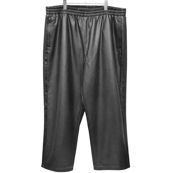 adidas 2025SS TRACK PANTS フェイクレザートラックパンツ JC8218 古着・中古-1枚目のアイテム画像