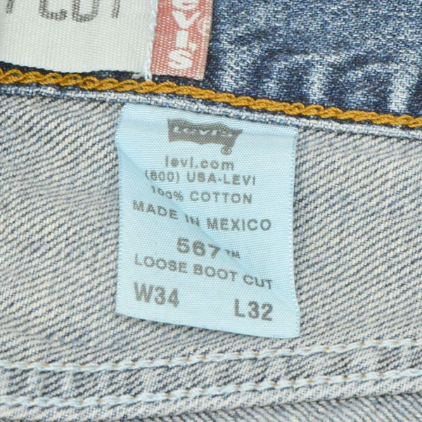 LEVI’S LOOSE BOOT CUT 567 ブーツカットデニムパンツ 025673910 古着・中古-9枚目のアイテム画像