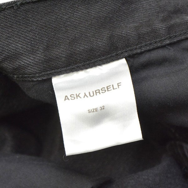 flared baggy jeans black　フレアバギーデニムパンツ