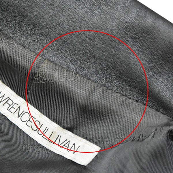 TAILORED LAMBSKIN RIDERS JACKET　ラムスキンダブルライダースジャケット　レザージャケット　JLS-04-01