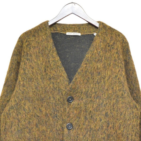 2021AW　CARDIGAN OLIVE MELANGE MOHAIR　カーディガンオリーブメランジモヘア　M4213CRM