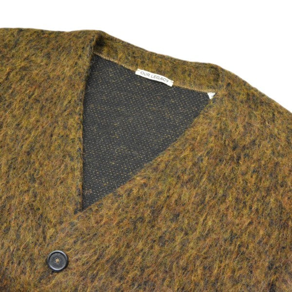 2021AW　CARDIGAN OLIVE MELANGE MOHAIR　カーディガンオリーブメランジモヘア　M4213CRM