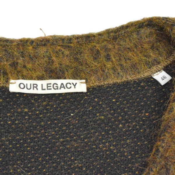 2021AW　CARDIGAN OLIVE MELANGE MOHAIR　カーディガンオリーブメランジモヘア　M4213CRM