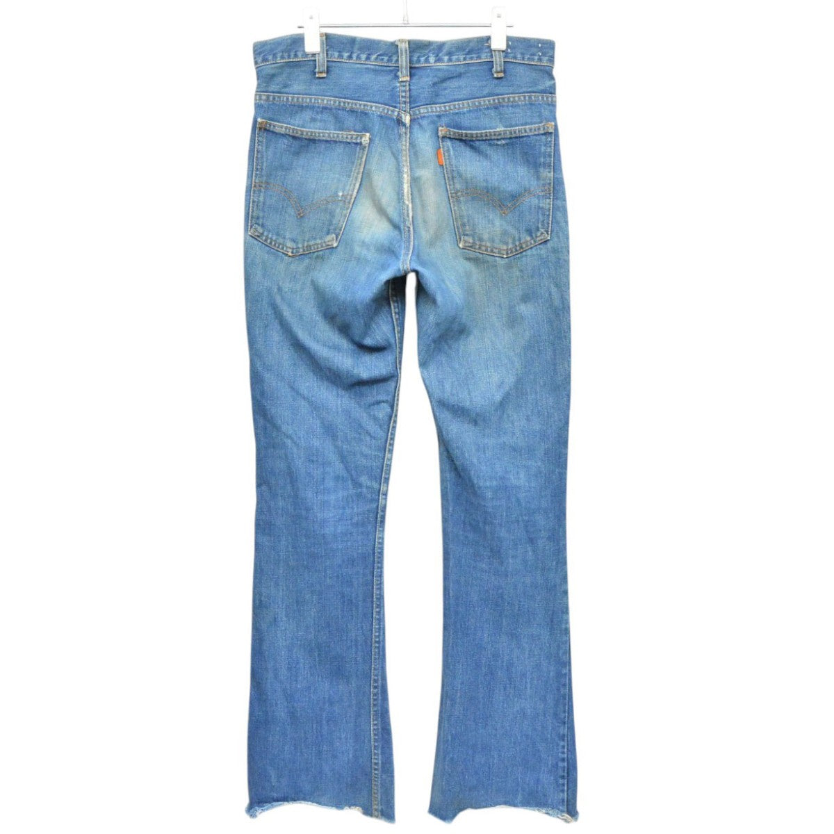 1970s　ボタン裏8刻印　フレアデニムパンツ　オレンジタブ　646-0217