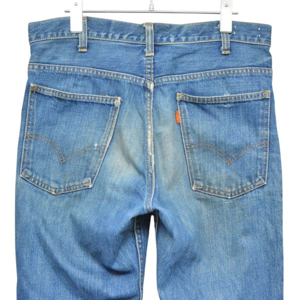 1970s　ボタン裏8刻印　フレアデニムパンツ　オレンジタブ　646-0217