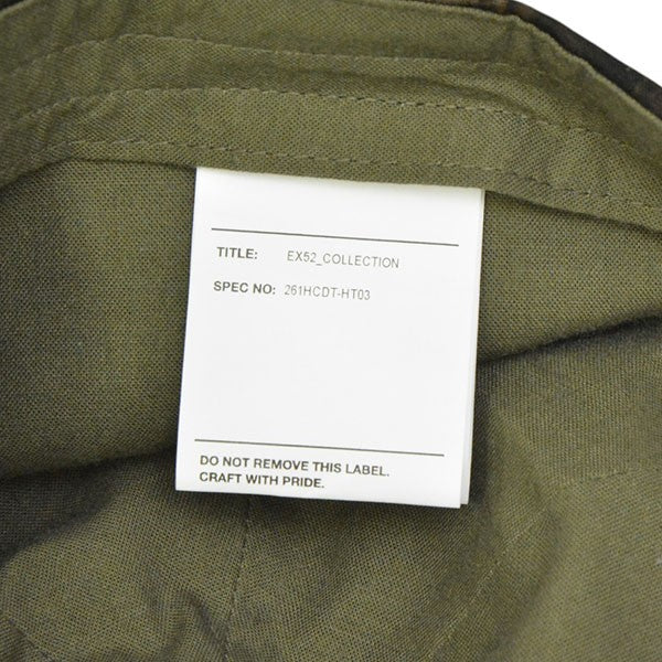 2026SS　MILITIA 02   CAP   COTTON． RIPSTOP． TEXTILE　カモ柄6Pキャップ　261HCDT-HT03