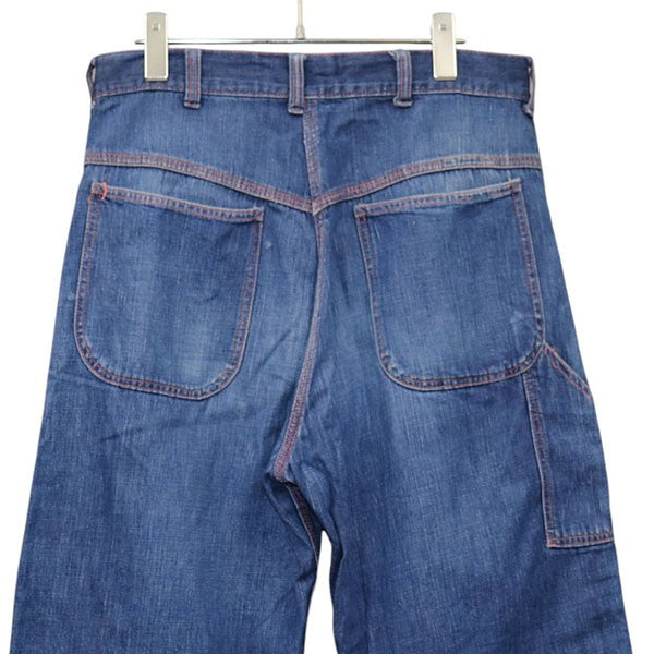 1950年代 片爪　UNION MADE　ペインターデニム　デニムパンツ　SERVALジップ