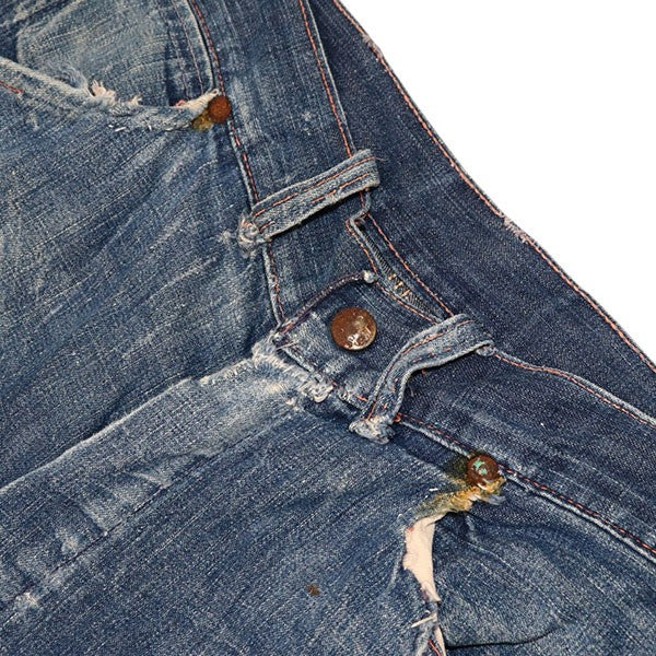 1950年代 片爪　UNION MADE　ペインターデニム　デニムパンツ　SERVALジップ