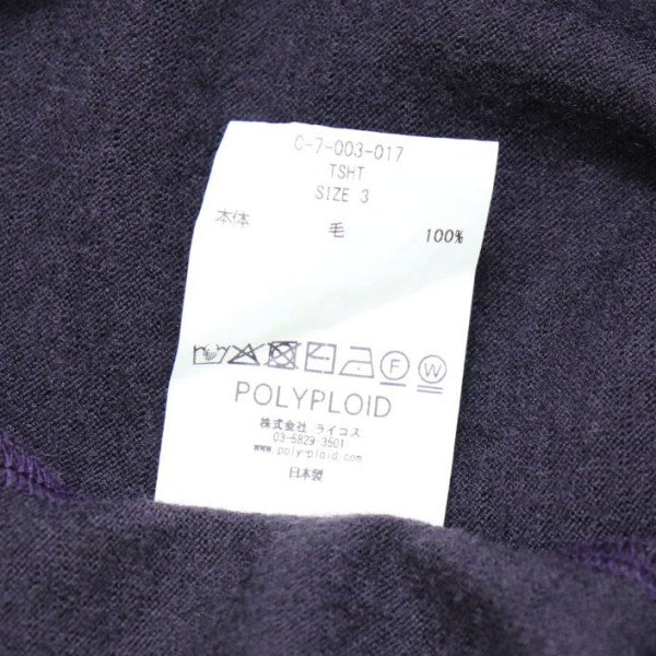 T SHIRT C　ウールTシャツ　C-7-003-017