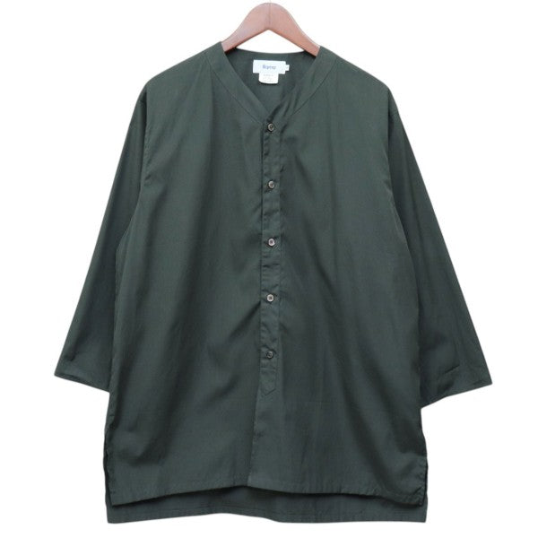 2025SS　B．P．D SHIRT (100 2 GIZA POPLIN)　ビー・ピー・ディー シャツ　バンドカラーシャツ　RRS1902