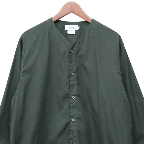 2025SS　B．P．D SHIRT (100 2 GIZA POPLIN)　ビー・ピー・ディー シャツ　バンドカラーシャツ　RRS1902