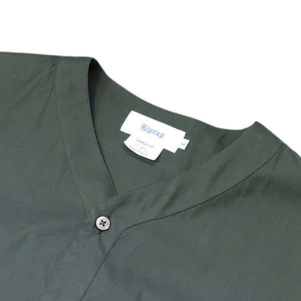 2025SS　B．P．D SHIRT (100 2 GIZA POPLIN)　ビー・ピー・ディー シャツ　バンドカラーシャツ　RRS1902