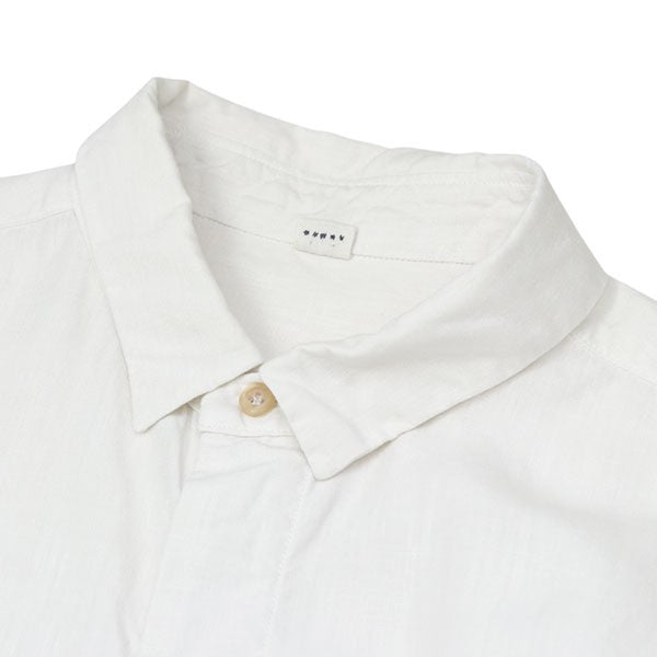 リネンの908オーシャン比翼シャツ(草木染め)　ブラウス　50430072