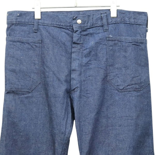 1970s　NAVDUNGAREE　42 TALON　デニムセーラーパンツ