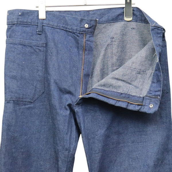 1970s　NAVDUNGAREE　42 TALON　デニムセーラーパンツ