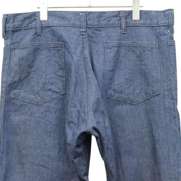 1970s　NAVDUNGAREE　42 TALON　デニムセーラーパンツ