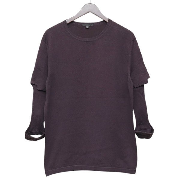 2004SS　デザインロングスリーブTシャツ　ニットソー