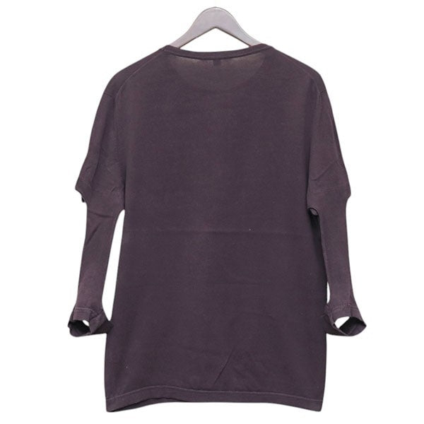 2004SS　デザインロングスリーブTシャツ　ニットソー