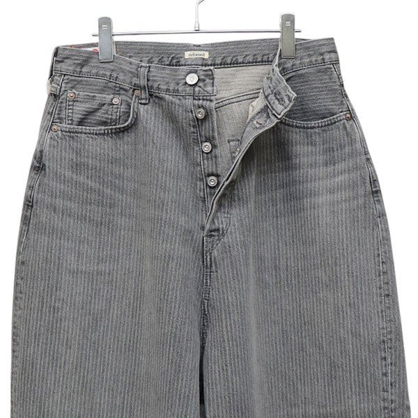 2026AW　FRESH MAN DENIM WIDE PANTS STRIPE　ストライプワイドデニムパンツ　REPT-ED001S