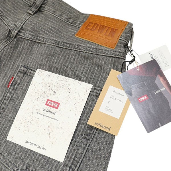 2026AW　FRESH MAN DENIM WIDE PANTS STRIPE　ストライプワイドデニムパンツ　REPT-ED001S