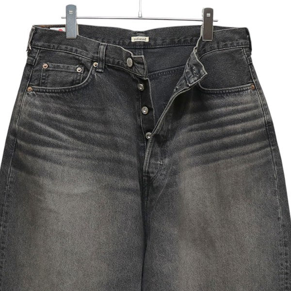 2025AW　FRESH MAN DENIM WIDE PANTS by EDWIN USED　ワイドデニムパンツ　REPT-ED001U