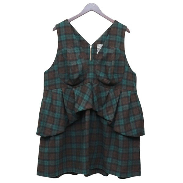 2023AW　GRAVITY DRESS　チェックフリルワンピース　JFAW23JUMPSK02
