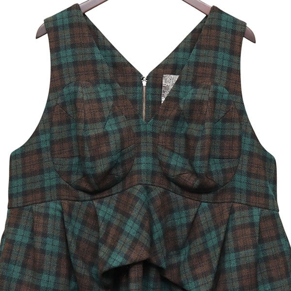 2023AW　GRAVITY DRESS　チェックフリルワンピース　JFAW23JUMPSK02
