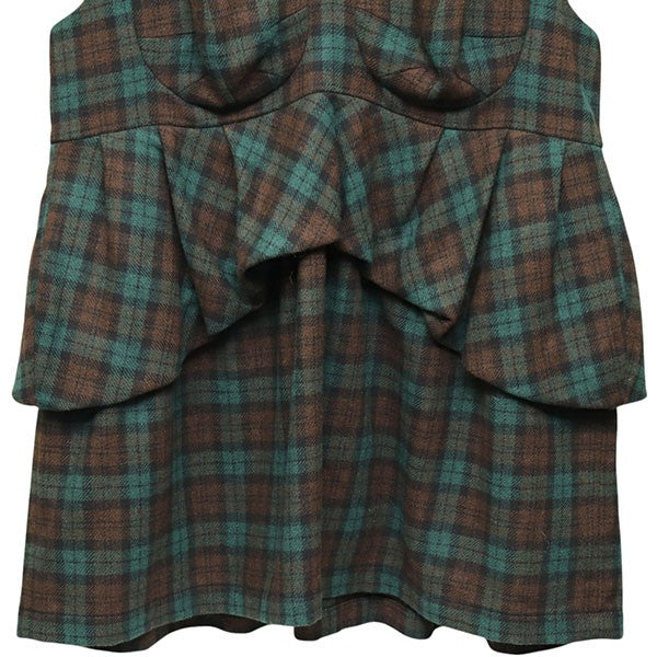 2023AW　GRAVITY DRESS　チェックフリルワンピース　JFAW23JUMPSK02