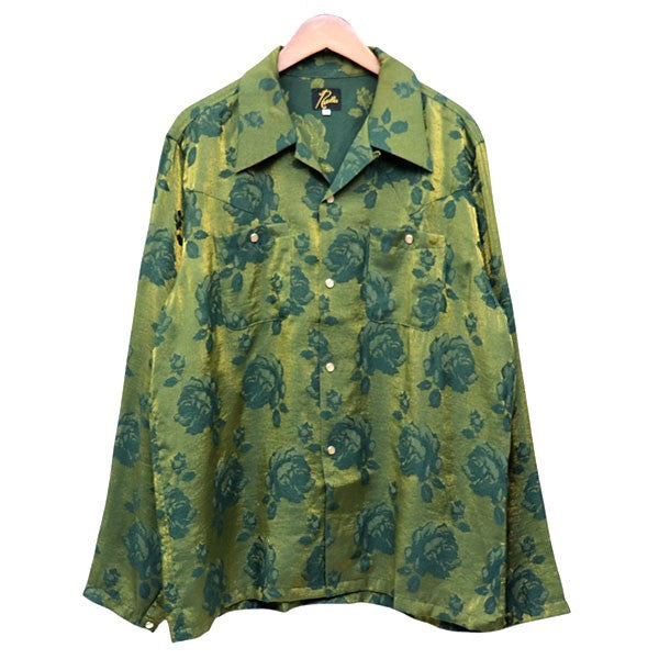2026SS　Cowboy One-Up Shirt Rose Jacquard　カウボーイワンアップローズジャカードシャツ　オープンカラーシャツ　SX267