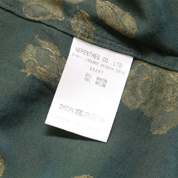 2026SS　Cowboy One-Up Shirt Rose Jacquard　カウボーイワンアップローズジャカードシャツ　オープンカラーシャツ　SX267