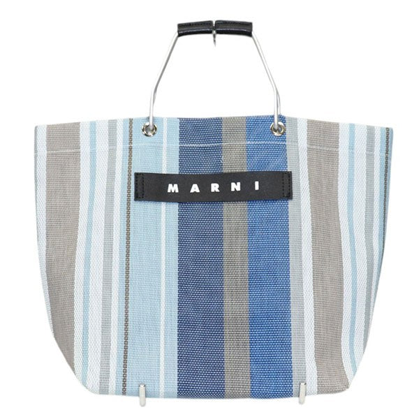 MARNI(マルニ) ストライプトートバッグ ブルー｜【公式】カインドオル